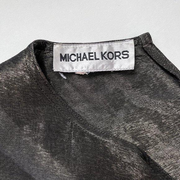 Michael Kors Vintage Gold Tank Top Blouse - Picture 4 of 11